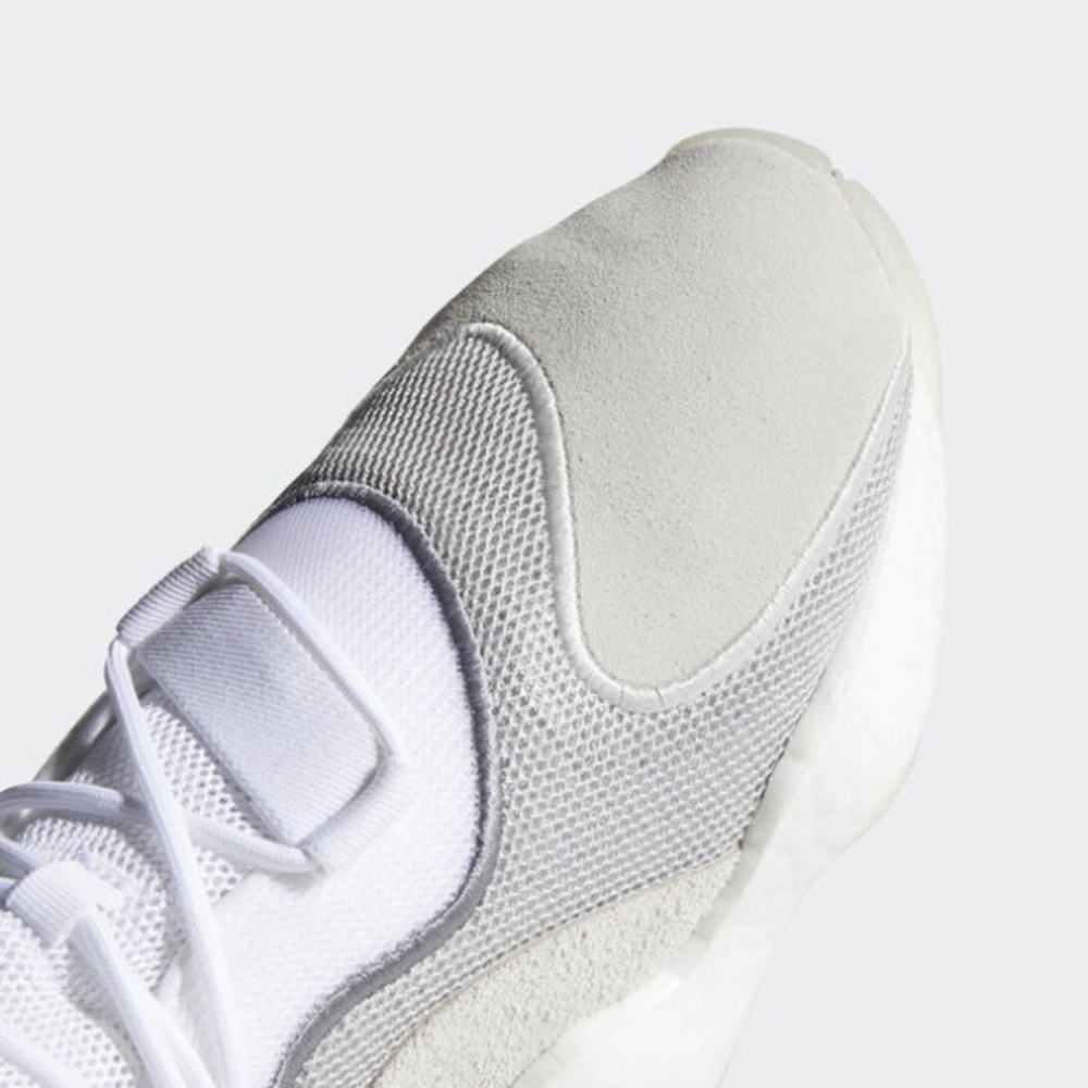 NWOT Men’s Size 6.5 (European Size 39.5) Adidas Crazy BYW Basketball Shoes White - Picture 2 of 15